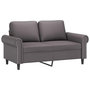 Voir la diapositive 3 : VIDAXL Ensemble de canapes 3 pcs avec coussins gris similicuir