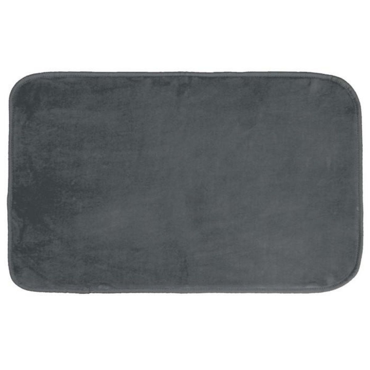 Paris Prix Tapis de Bain Microfibre  Vitamine II  45x75cm Anthracite