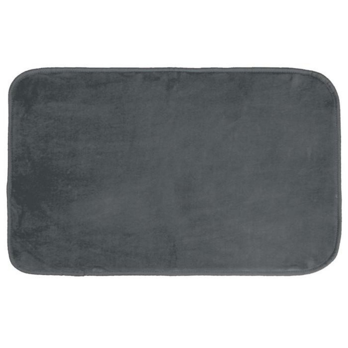 Paris Prix Tapis de Bain Microfibre  Vitamine II  45x75cm Anthracite
