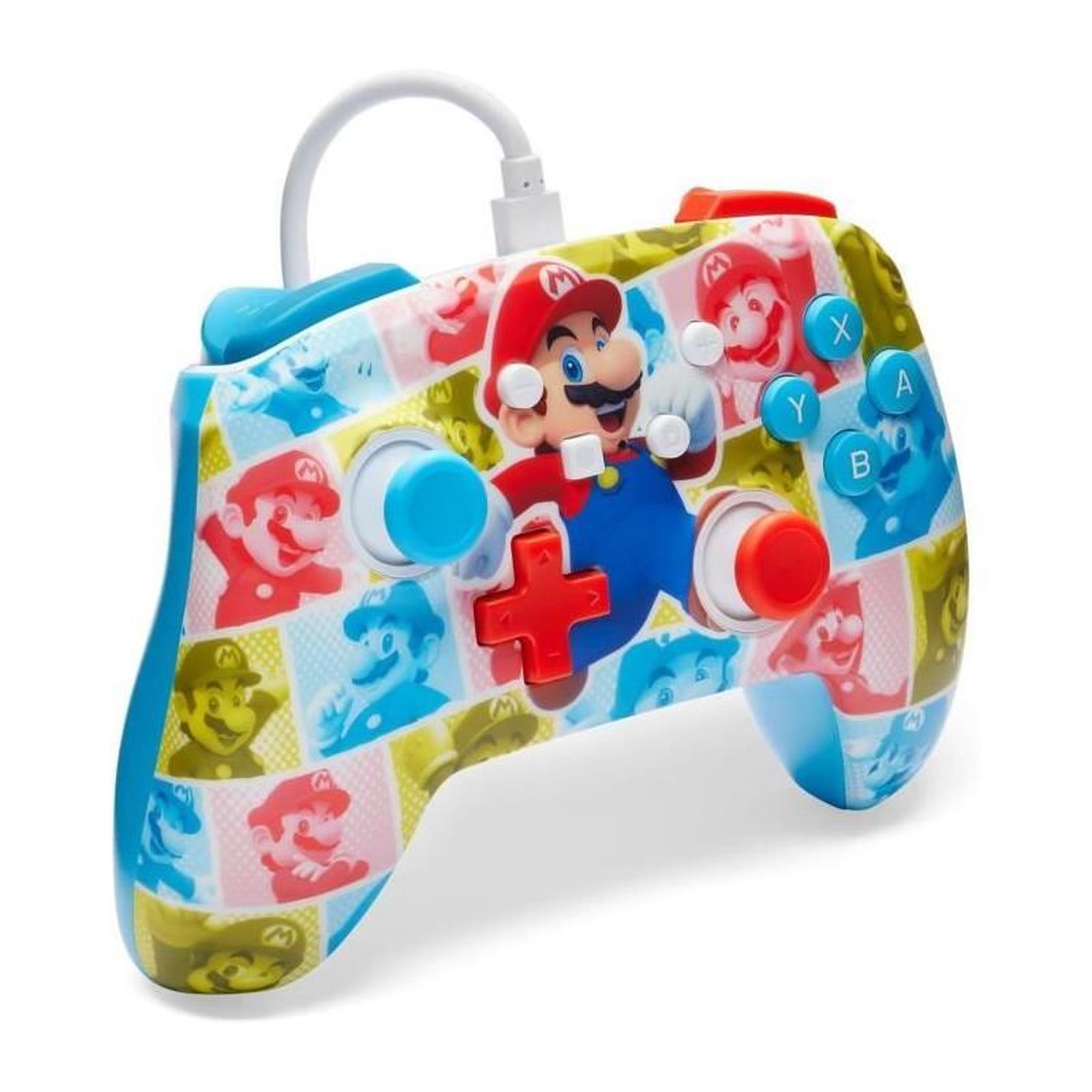 Voir la diapositive 2 : POWER A Manette Filaire - POWER A - Nintendo Switch - Mario Hero Reel