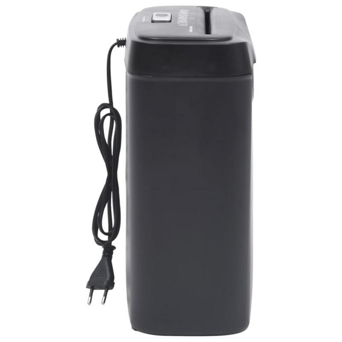 VIDAXL Déchiqueteuse de papier 6 feuilles à coupe en bandes Noir