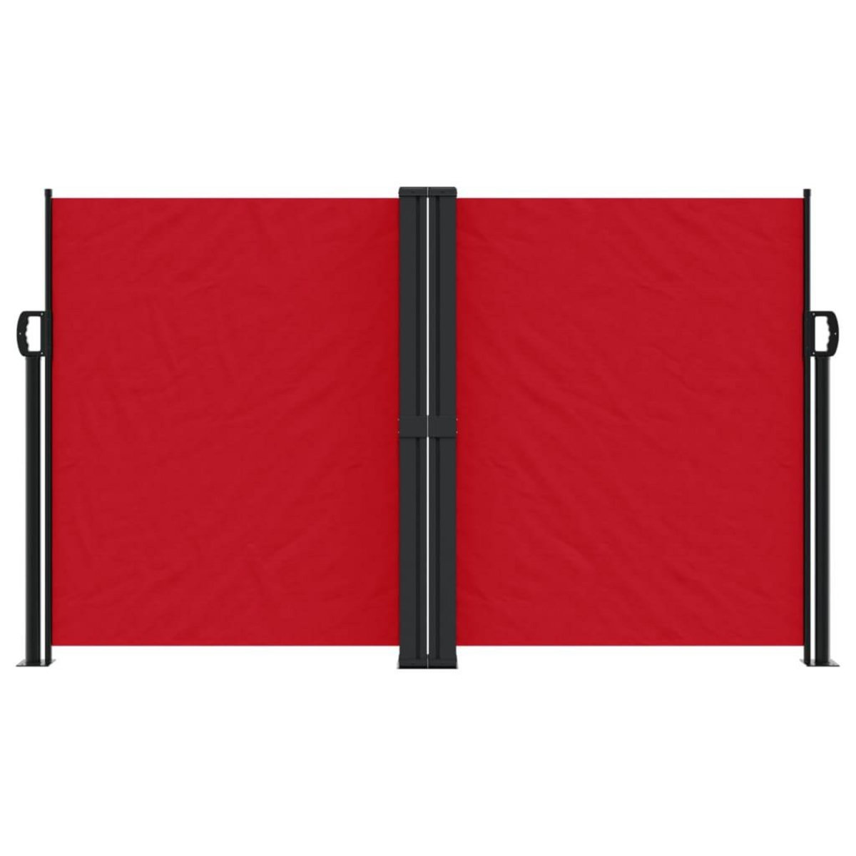 VIDAXL Auvent lateral retractable rouge 140x600 cm