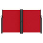 Voir la diapositive 3 : VIDAXL Auvent lateral retractable rouge 140x600 cm