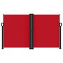 Voir la diapositive 3 : VIDAXL Auvent lateral retractable rouge 140x600 cm