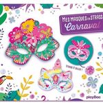 MES MASQUES EN STRASS CARNAVAL. AVEC 5 MASQUES A COMPLETER ET 1 PLANCHE DE PLUS DE 400 STRASS, Fournier Magali