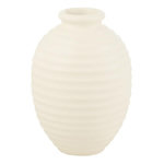 Paris Prix Cache-Pot Oval en Terre Cuite  Theron  52cm Blanc