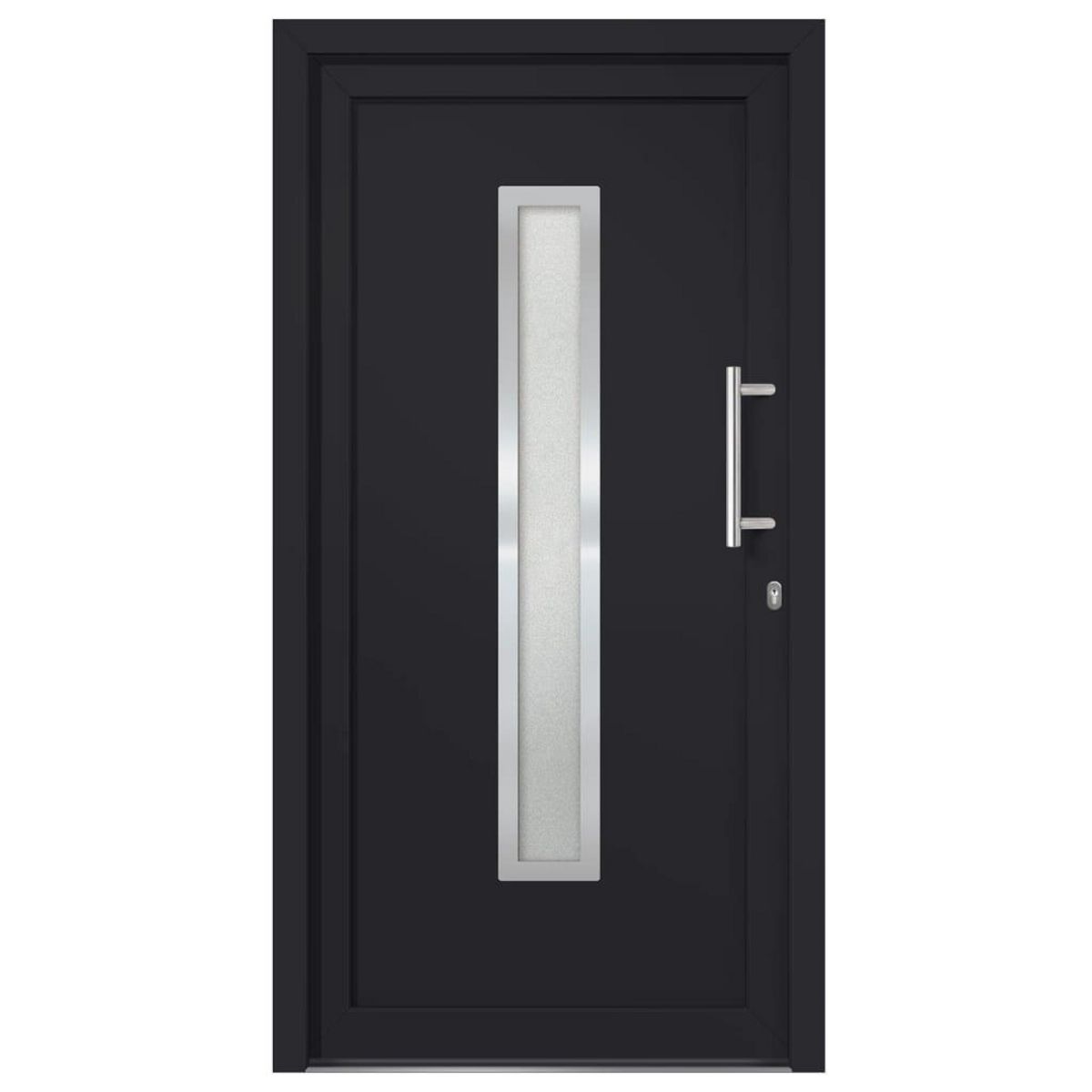 VIDAXL Porte d'entree Anthracite 98x190 cm
