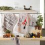 Voir la diapositive 3 : Paris Prix Torchon de Cuisine  Cooking Time  50x70cm Beige