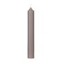 Voir la diapositive 2 : COMPTOIR DE LA BOUGIE Lot de 10 Bougies Bâton  Hugo  16cm Taupe