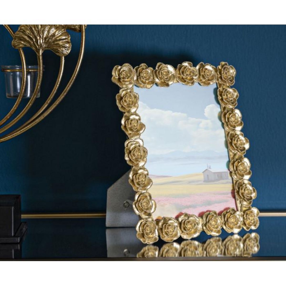 Paris Prix Cadre Photo Déco Roses  Rossen  15x20cm Or