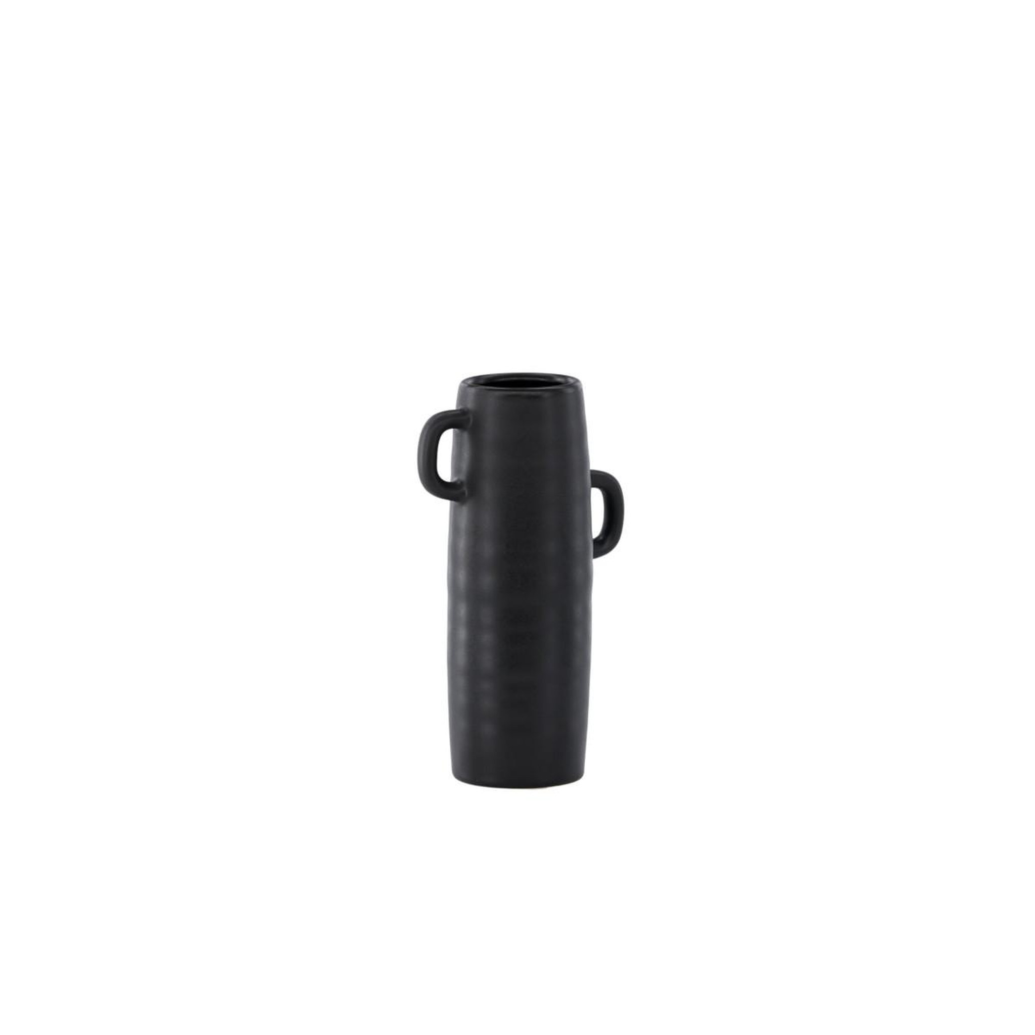 Voir la diapositive 2 : Paris Prix Vase ondulé en céramique  cent  25cm noir