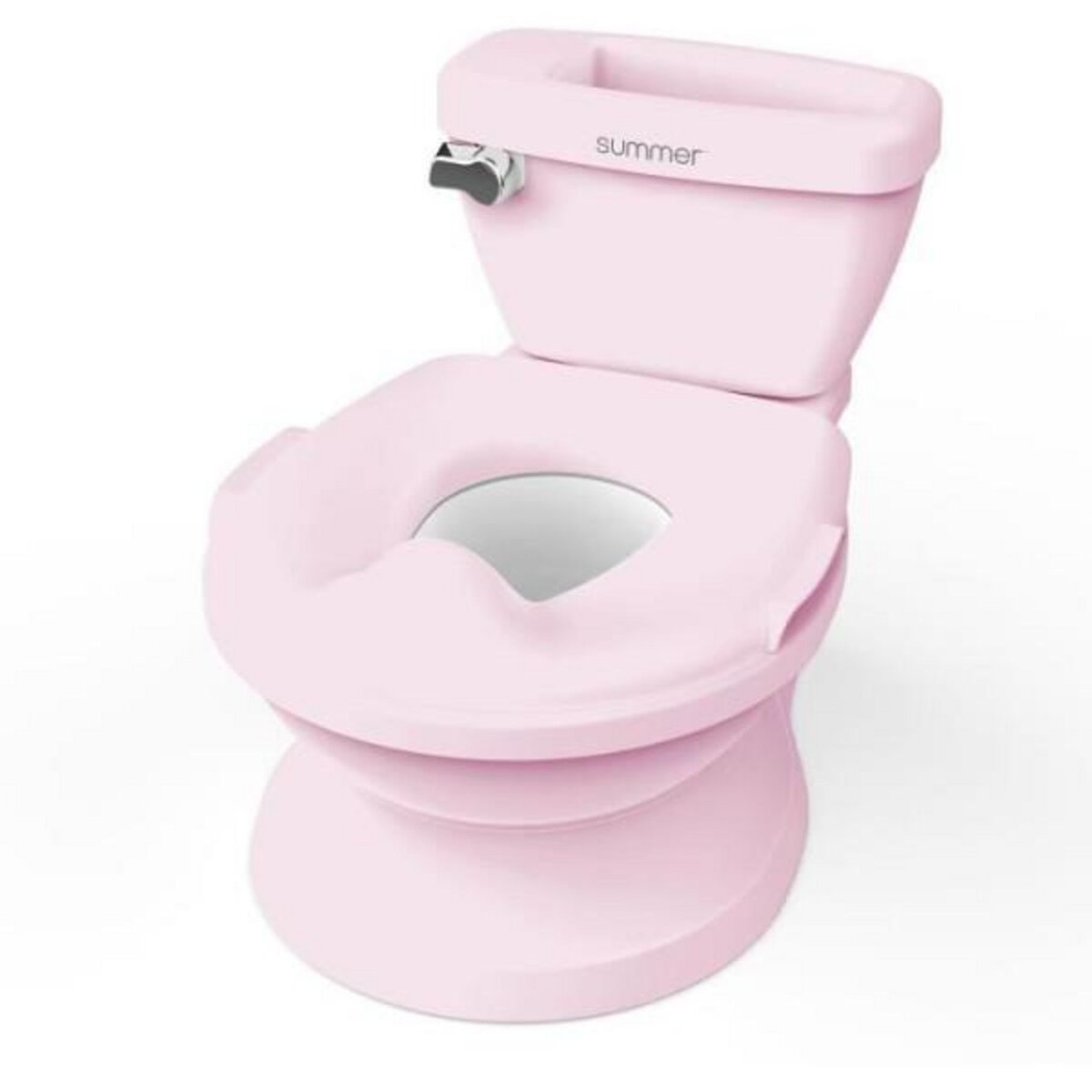 MARKET24 INGENUITY Mini Toilette fille avec Réducteur de Toilette enfant inclus, Chasse d'eau musicale