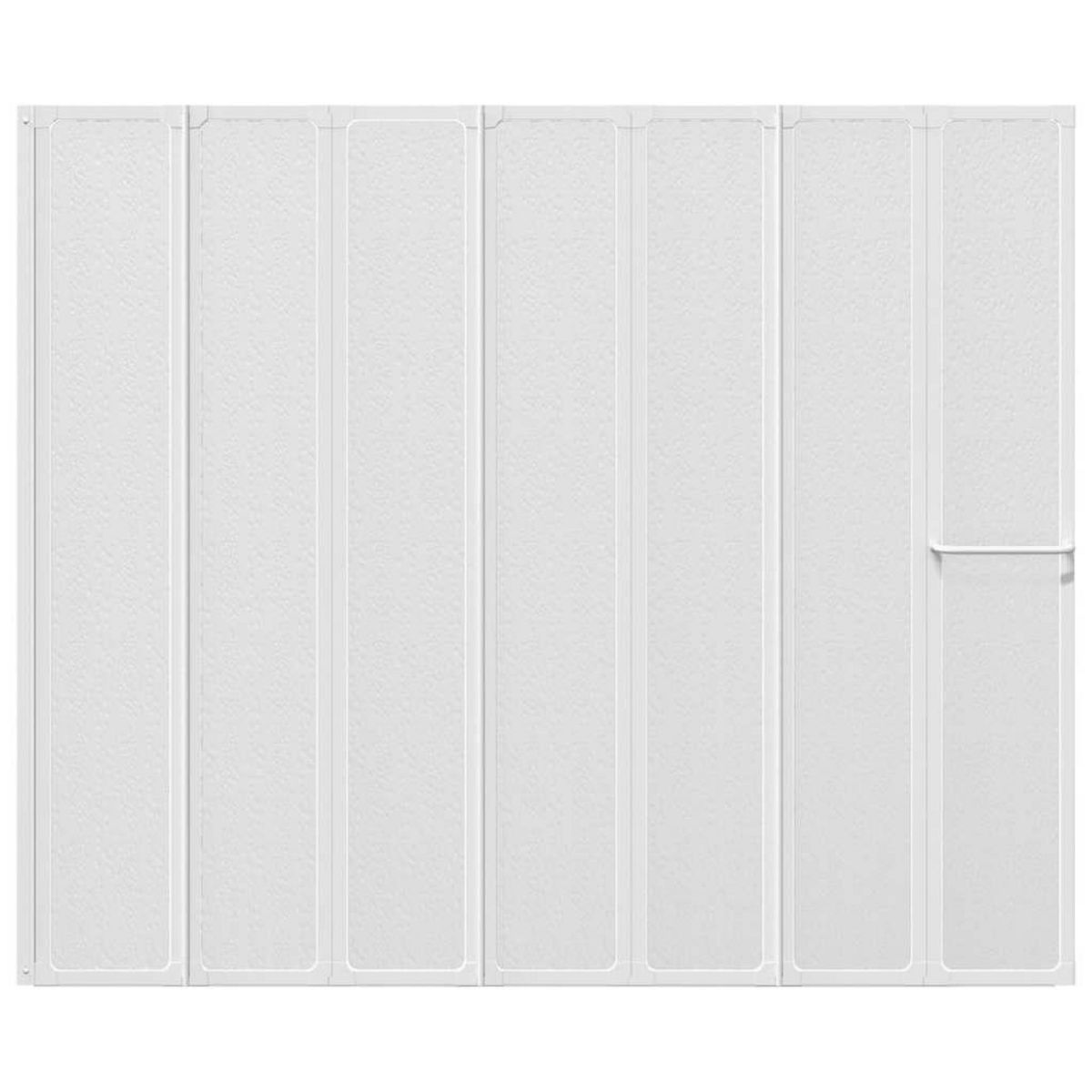 VIDAXL Pare baignoire a 7 volets avec porte-serviettes 140 x 168 cm