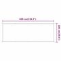 Voir la diapositive 6 : VIDAXL Auvent vertical Anthracite 100x600 cm Tissu oxford