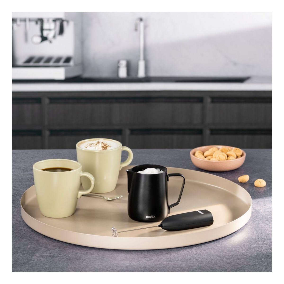 XAVAX Mousseur à lait Barista