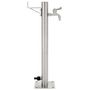 Voir la diapositive 2 : VIDAXL Colonne a eau de jardin ronde Acier inoxydable 65 cm