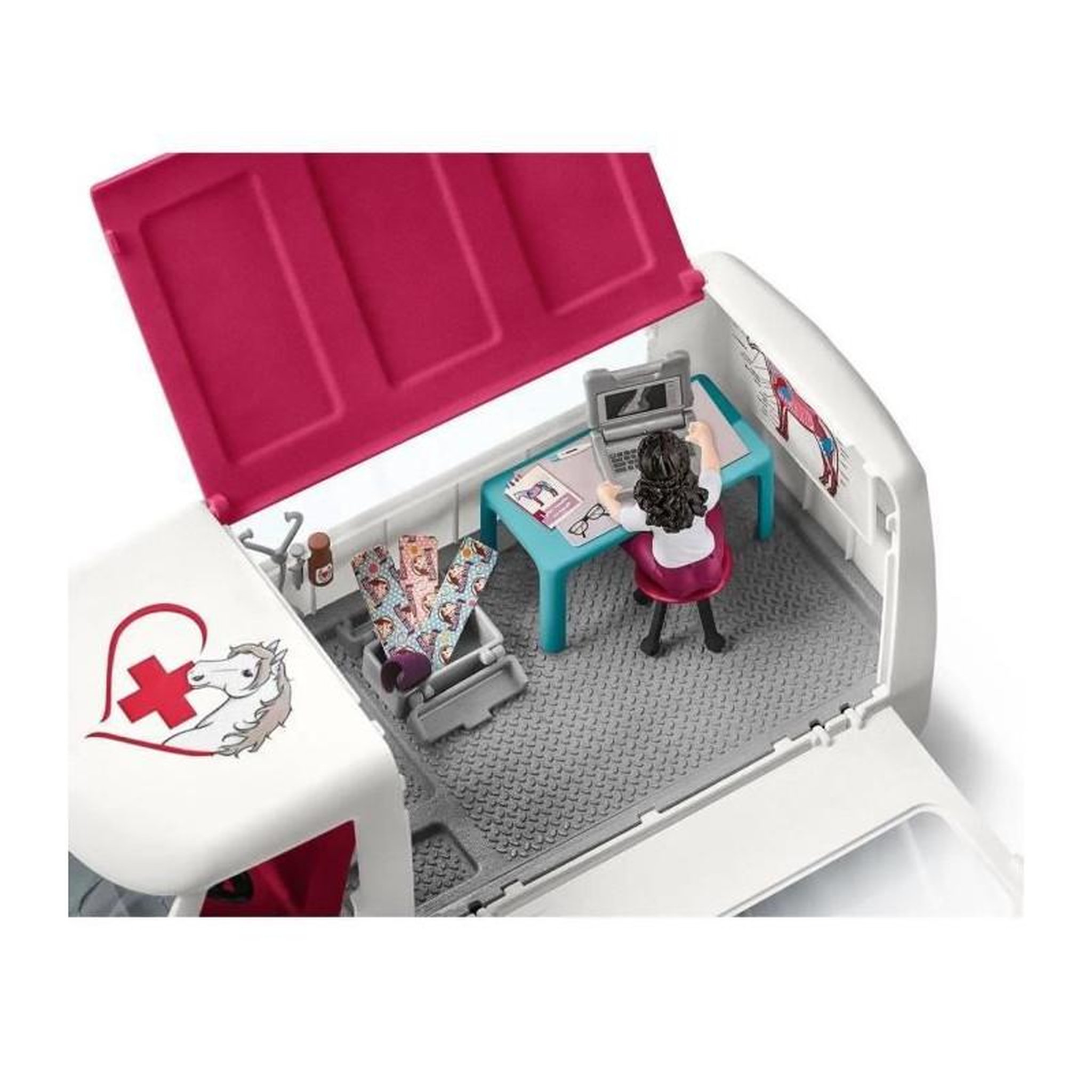Voir la diapositive 5 : Schleich Vétérinaire mobile avec poulain Hanovrien - SCHLEICH - 42439 - A partir de 5 ans