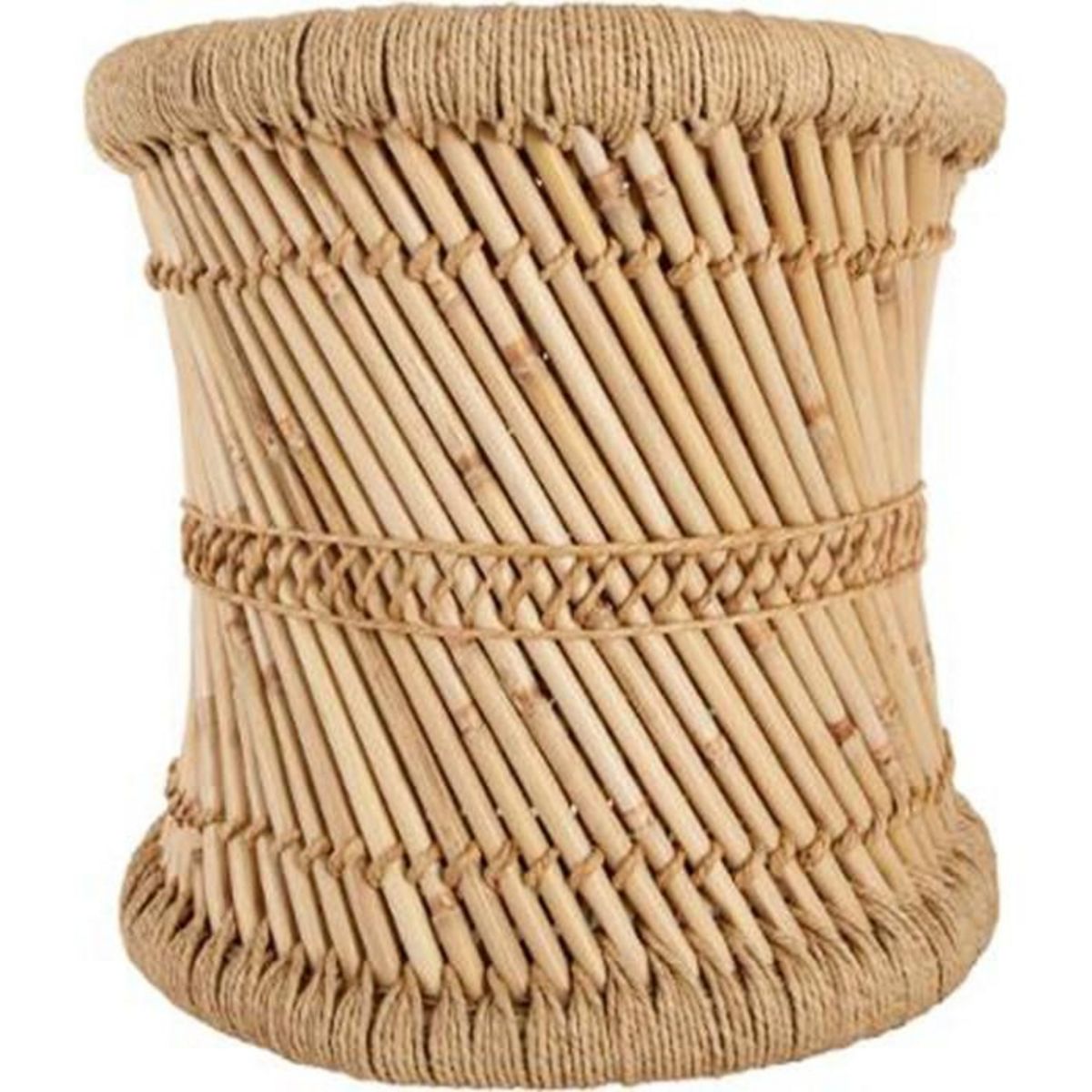 ATMOSPHERA Lot de 2 Tables d'Appoint  Nomade  38cm Naturel