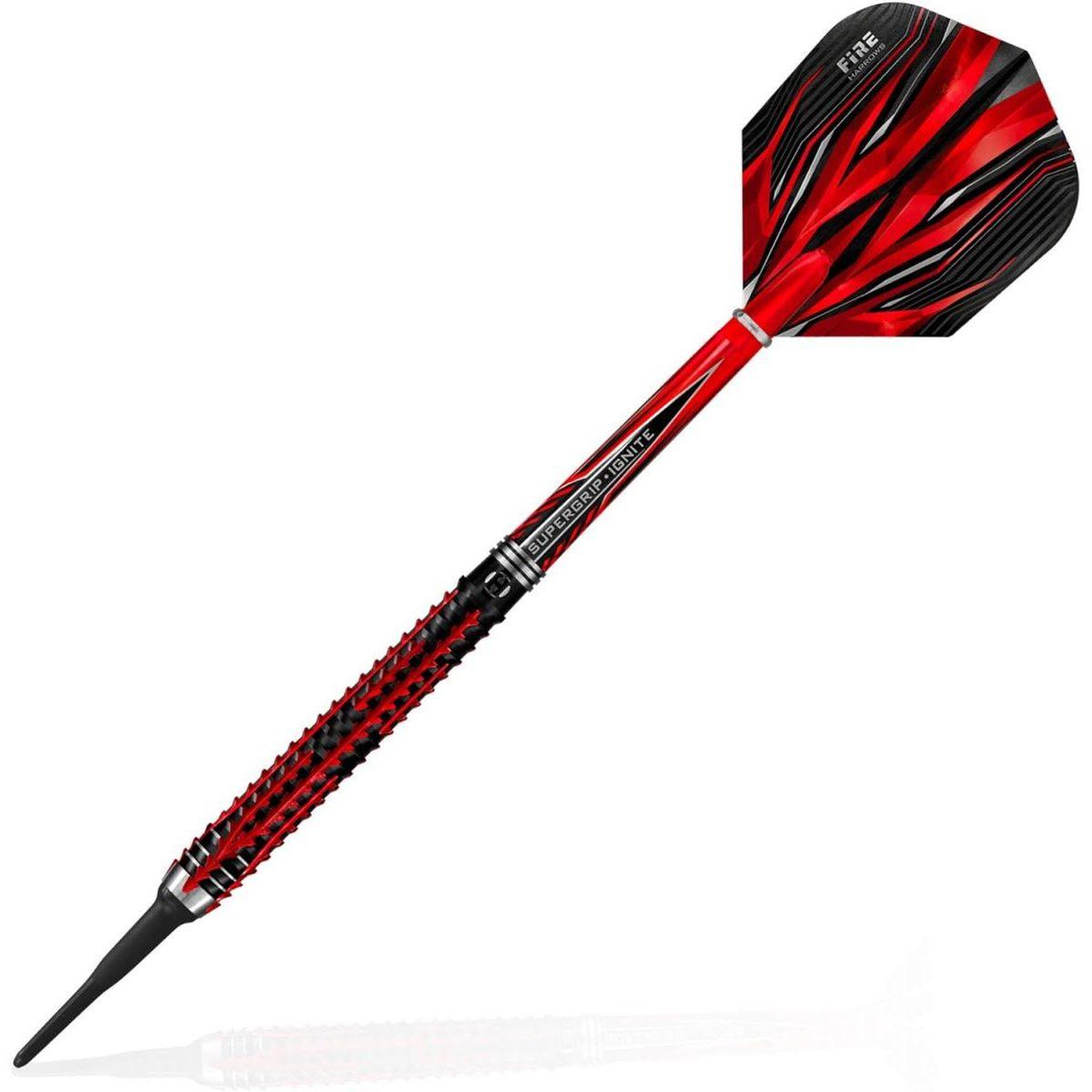 Voir la diapositive 2 : Harrows Fléchettes fire inferno 90 soft 20g r