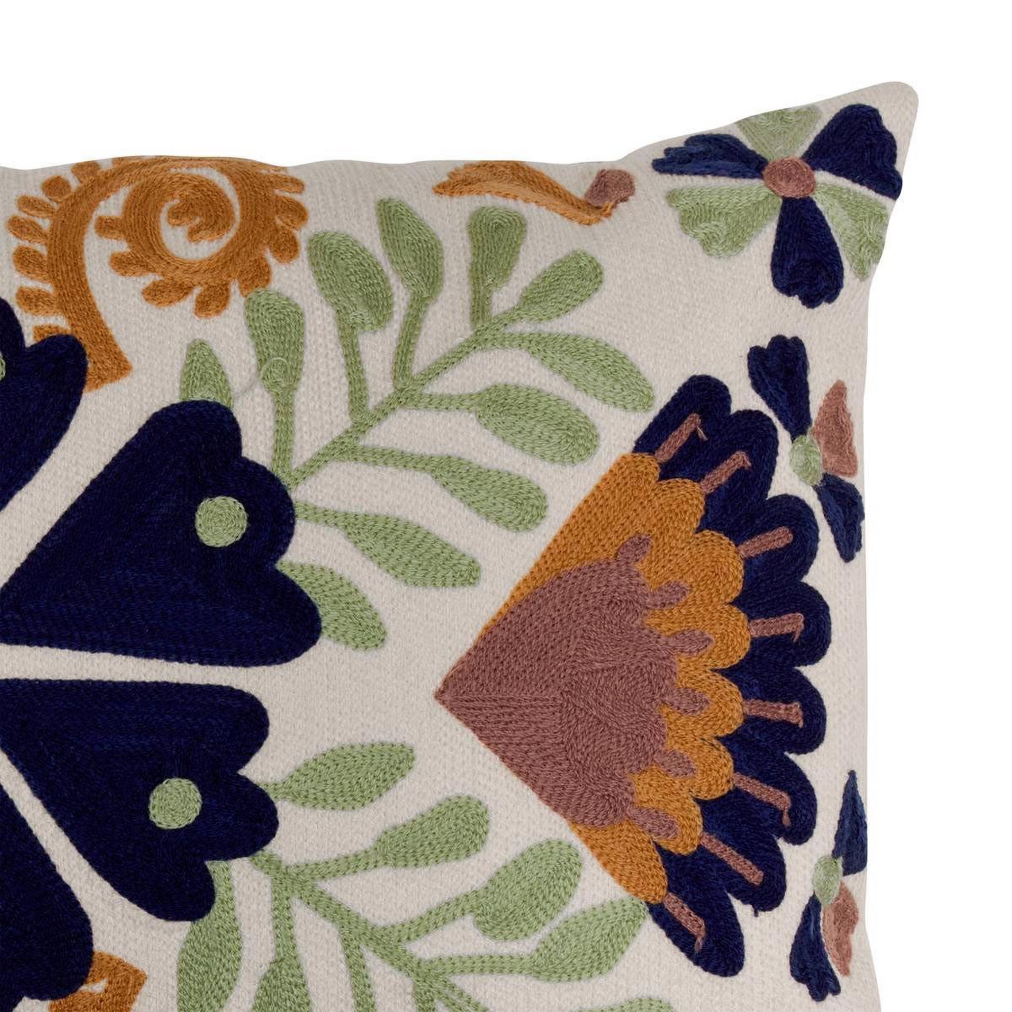 Voir la diapositive 2 : ATMOSPHERA Coussin déco brodé  hary  30x50cm multicolore