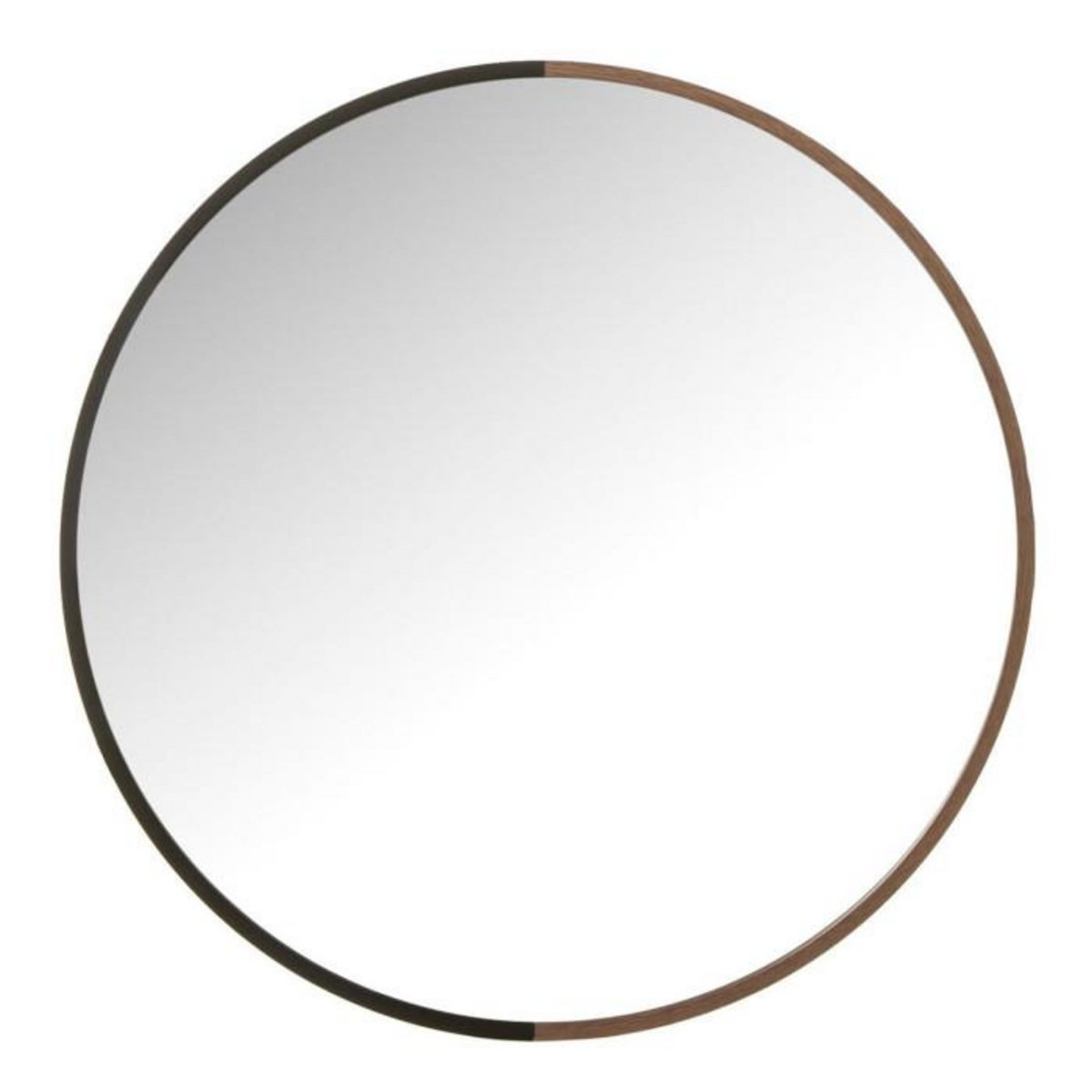 Paris Prix Miroir Mural Rond  Alicia  40cm Noir