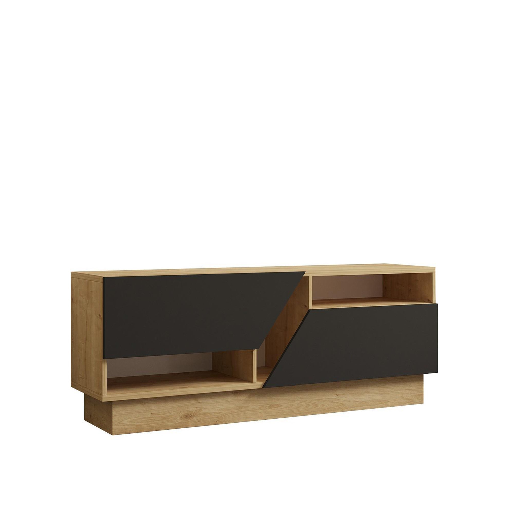 Habitat et Jardin Meuble tv en bois  yaprak  - 160 x 40 x 45 cm - saphir, anthracite