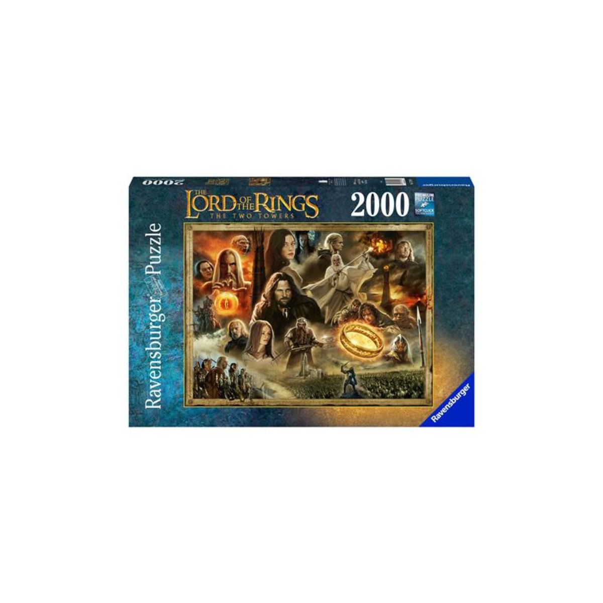RAVENSBURGER Ravensburger - Jigsaw puzzle Lord of the Rings The Two Towers, 2000st. 172948
