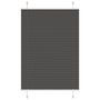 Voir la diapositive 1 : VIDAXL Store plisse noir 90x100 cm largeur du tissu 89,4 cm polyester
