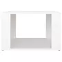 VIDAXL Table de chevet Blanc 57x55x36 cm Bois d'ingenierie