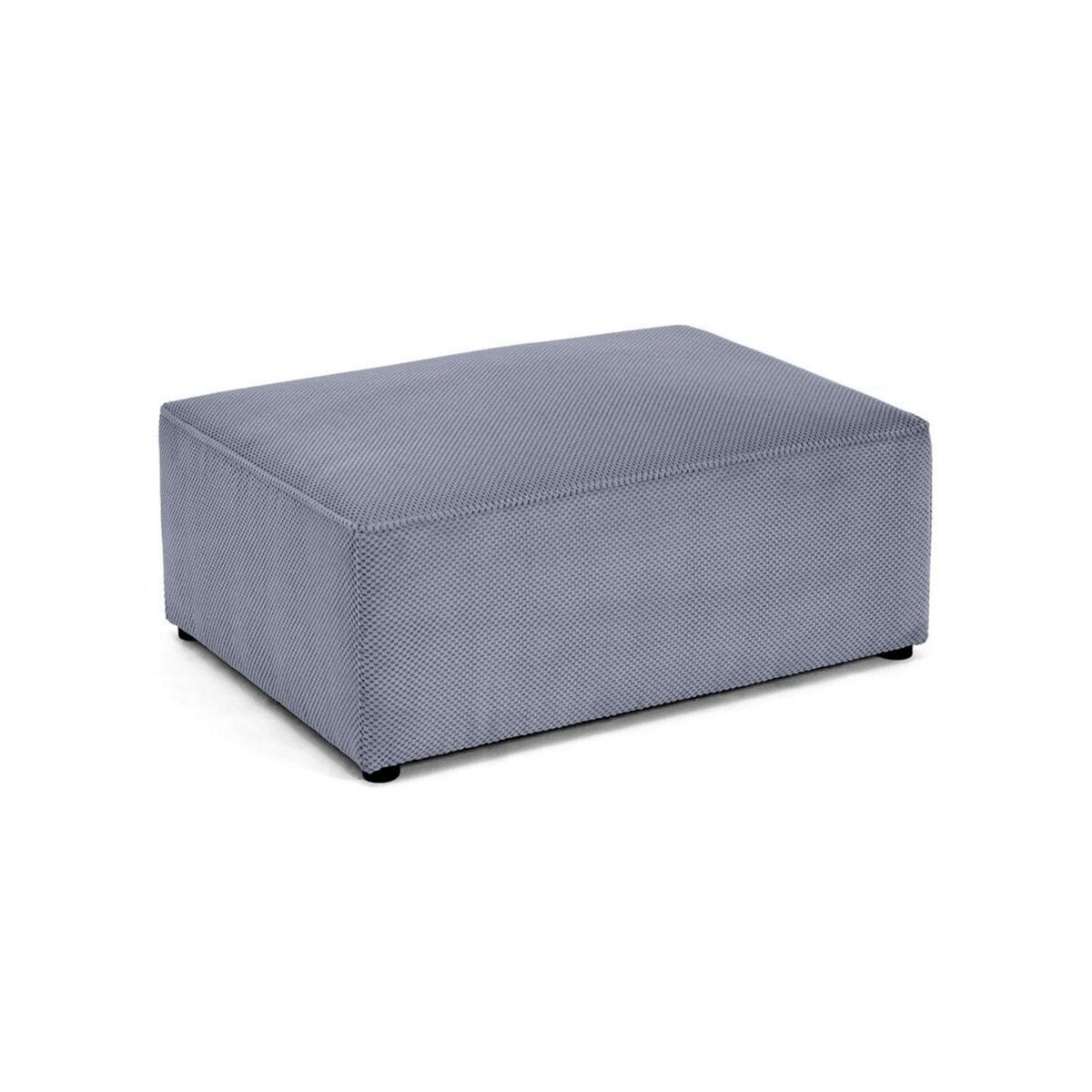 BEST MOBILIER Topaze - pouf - en velours texturé