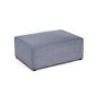 Voir la diapositive 2 : BEST MOBILIER Topaze - pouf - en velours texturé
