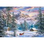 Voir la diapositive 1 : Castorland Puzzle 1000 pièces : Montagnes de Noël
