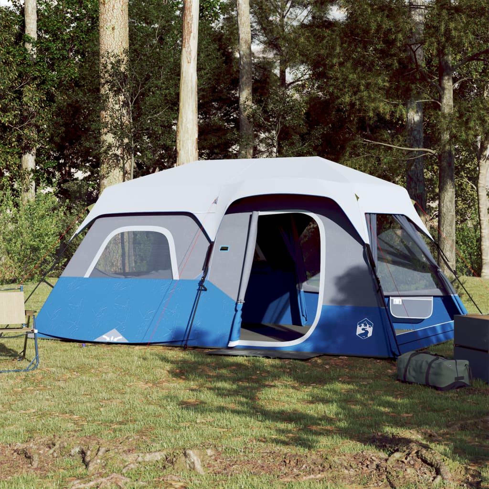 VIDAXL Tente familiale avec LED 9 personnes liberation rapide