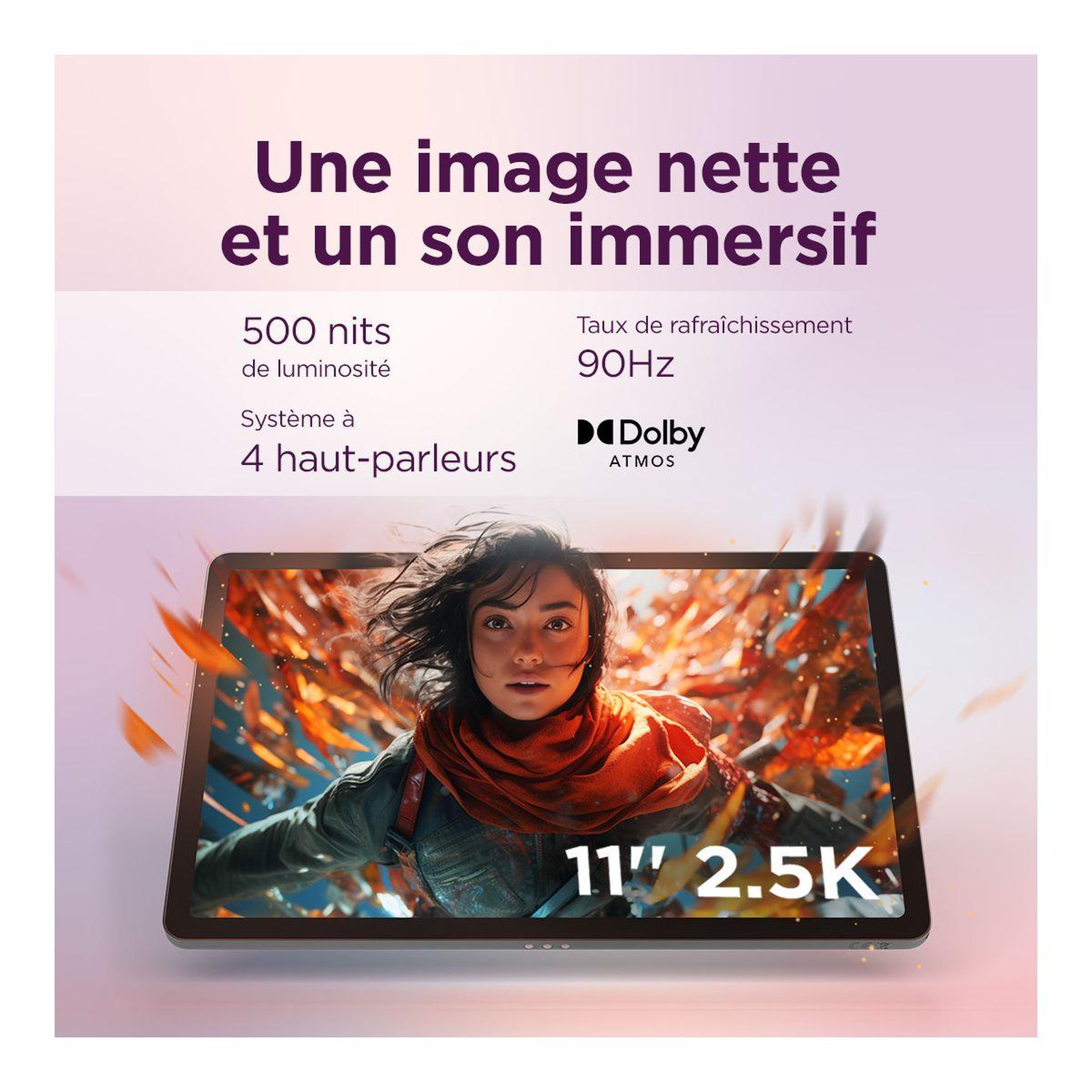 Voir la diapositive 3 : Lenovo Tablette android pack idea tab 128go + stylet + earbuds