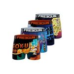 FREEGUN Lot de 4 boxers homme Dragon Ball Super. Coloris disponibles : Orange