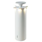 Lumisky Lampe de table design FIREWORK Blanc Aluminium H23,5cm