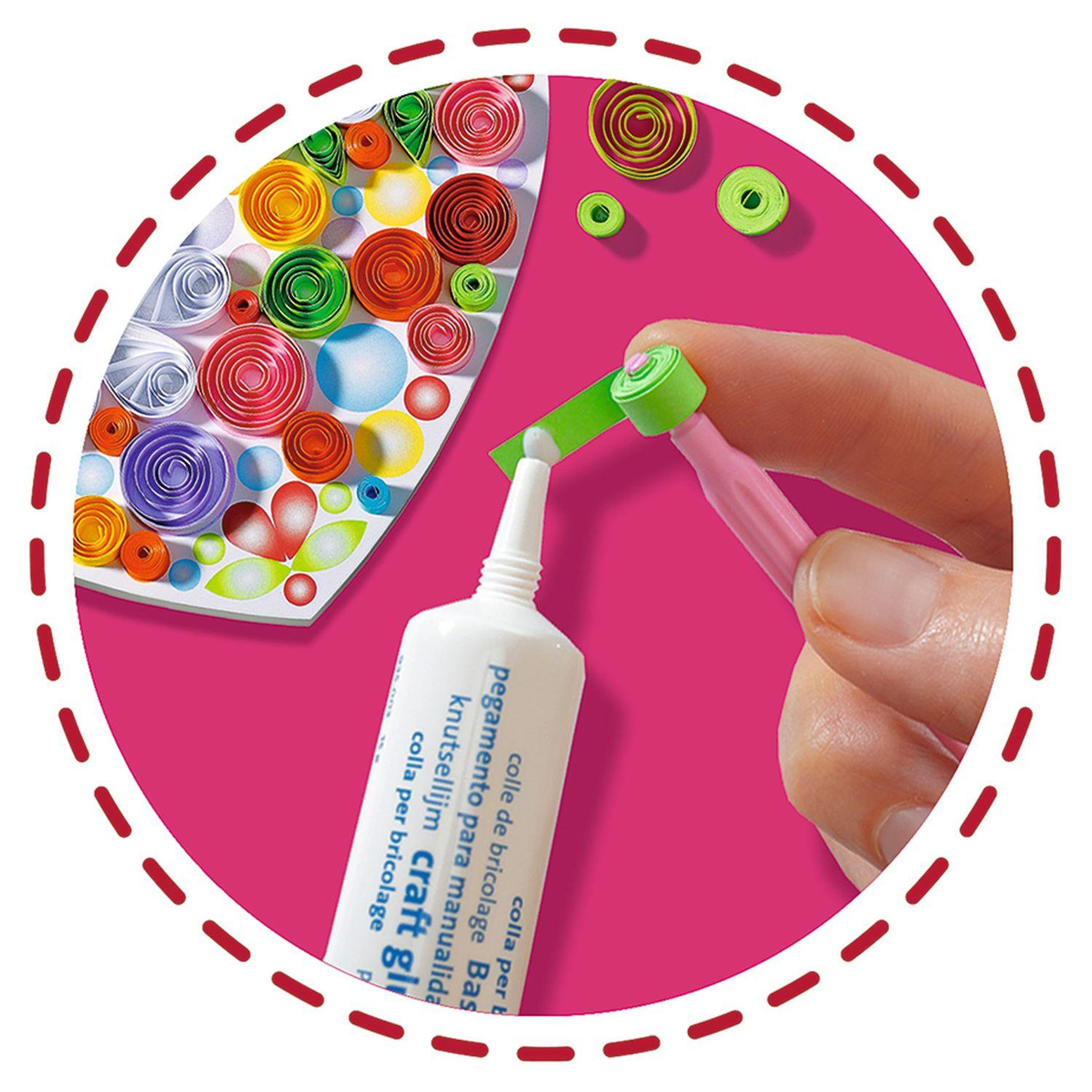 Voir la diapositive 4 : RAVENSBURGER Coffret Paper Art Maxi