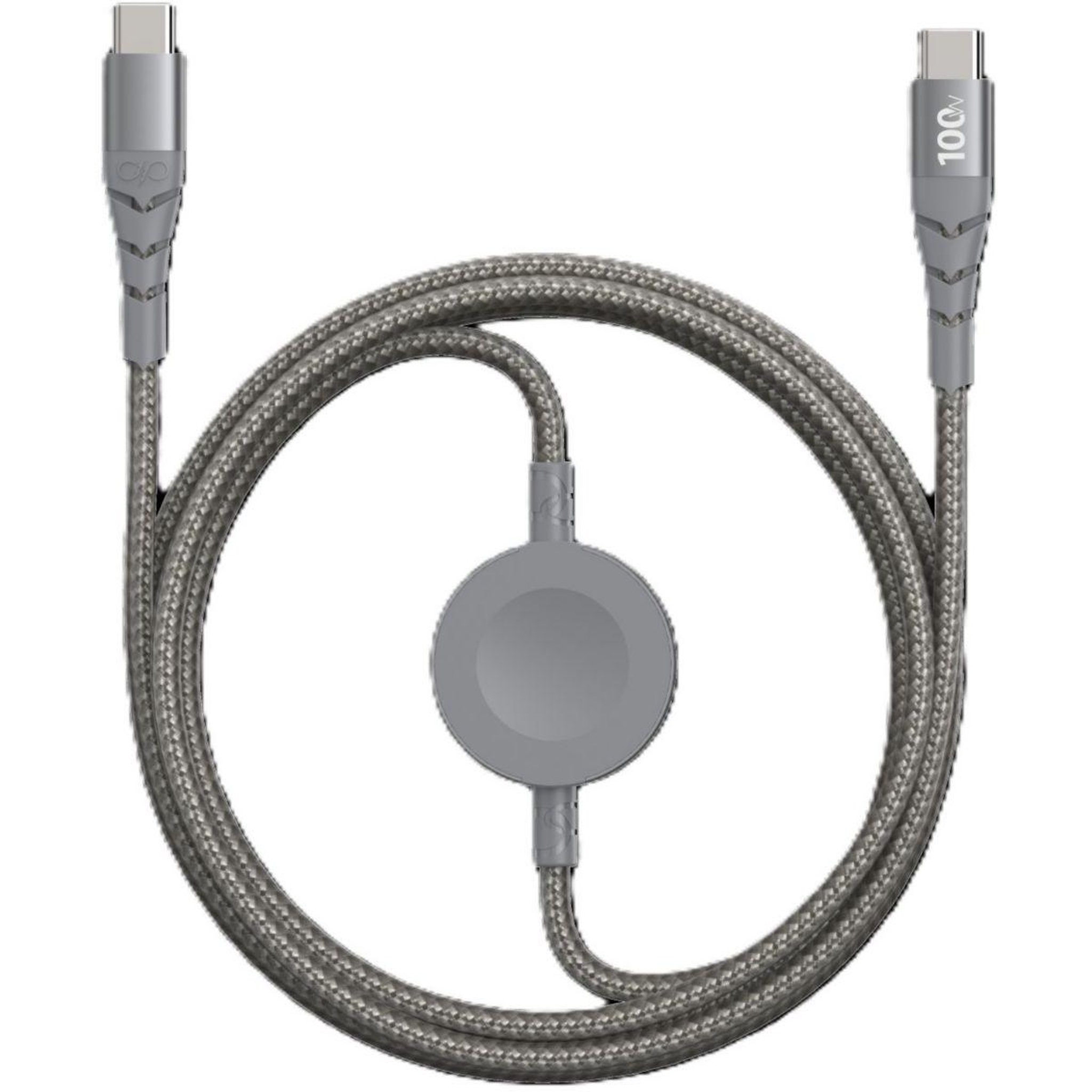 FORCE POWER Câble usb 100w usb-c vers usb-c + charge induction