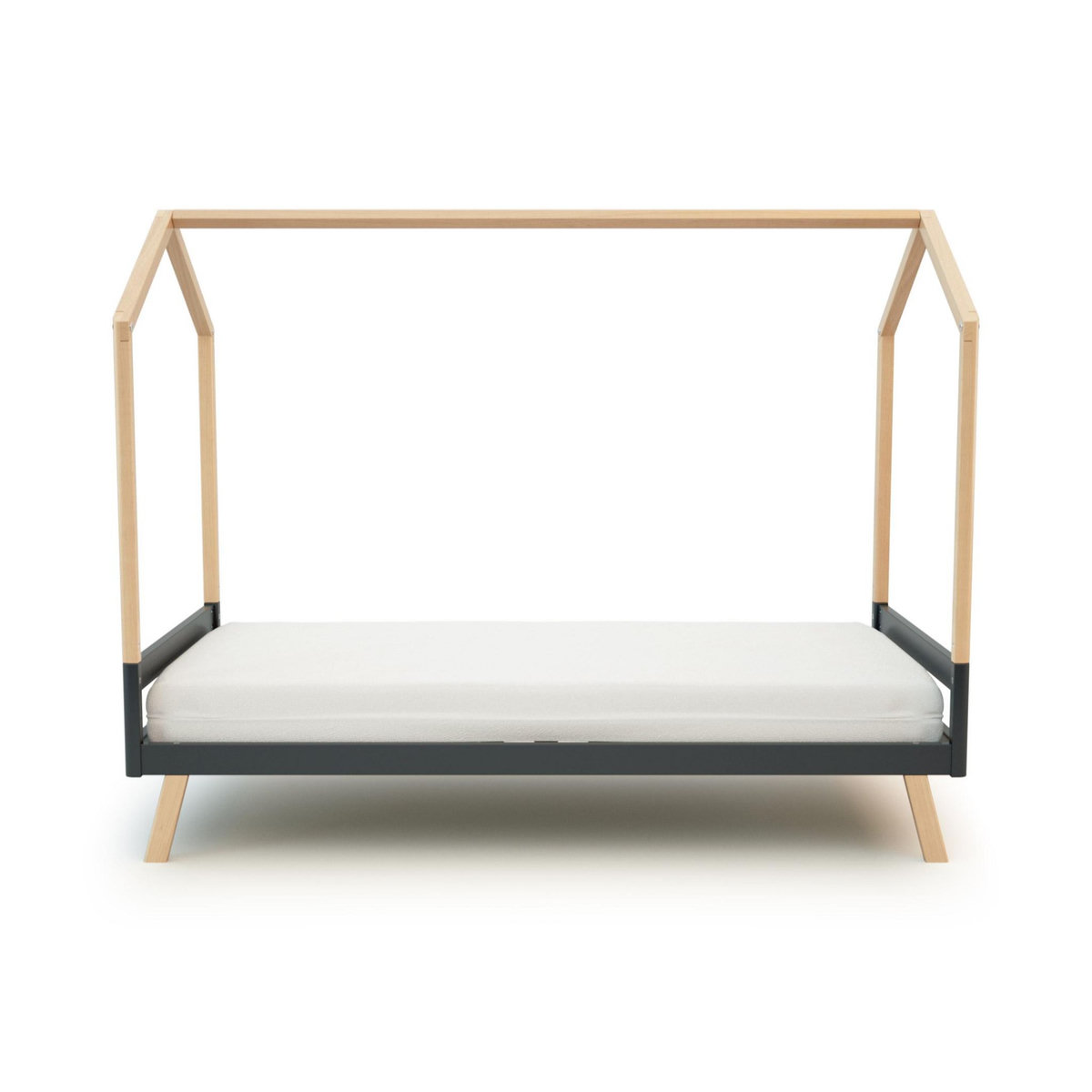 AT4 Lit cabane bébé évolutif CONFORT en bois