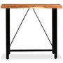 Voir la diapositive 3 : VIDAXL Ensemble de bar 5 pcs Bois d'acacia massif et cuir veritable