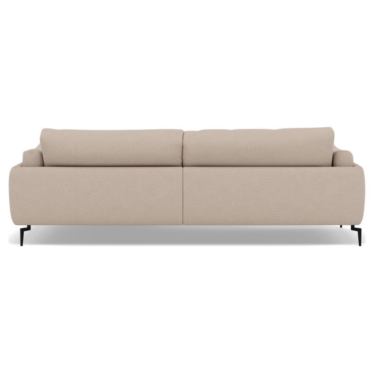 LISA DESIGN Carlos - canapé d'angle droit 4 places ultra moelleux en tissu texturé