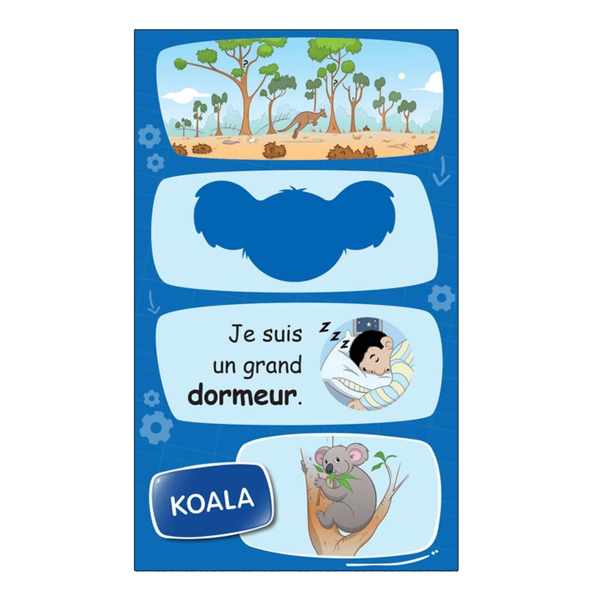 Voir la diapositive 3 : Bioviva Jeu de cartes Bioviva Enigmes junior Animaux