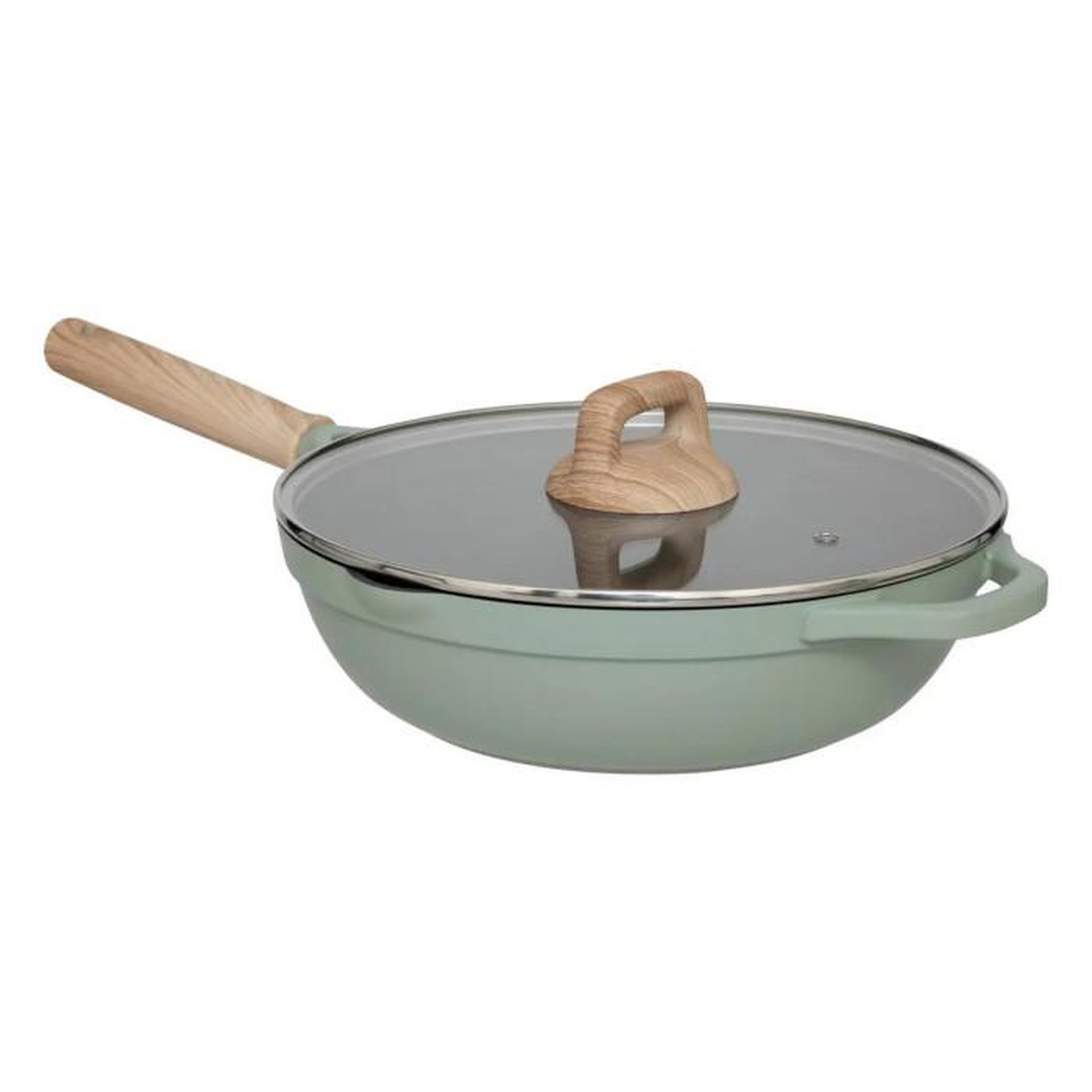 FIVE Sauteuse en Fonte d'Aluminium  Horizon  28cm Vert