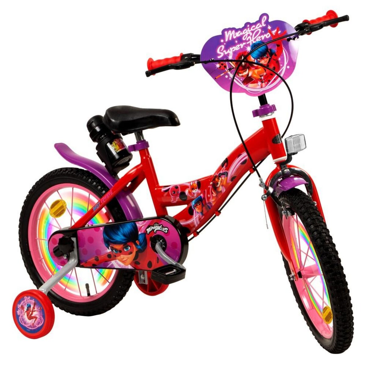 Velo 14 pouces Hello Kitty enfant fille 4/6 ans pas cher 