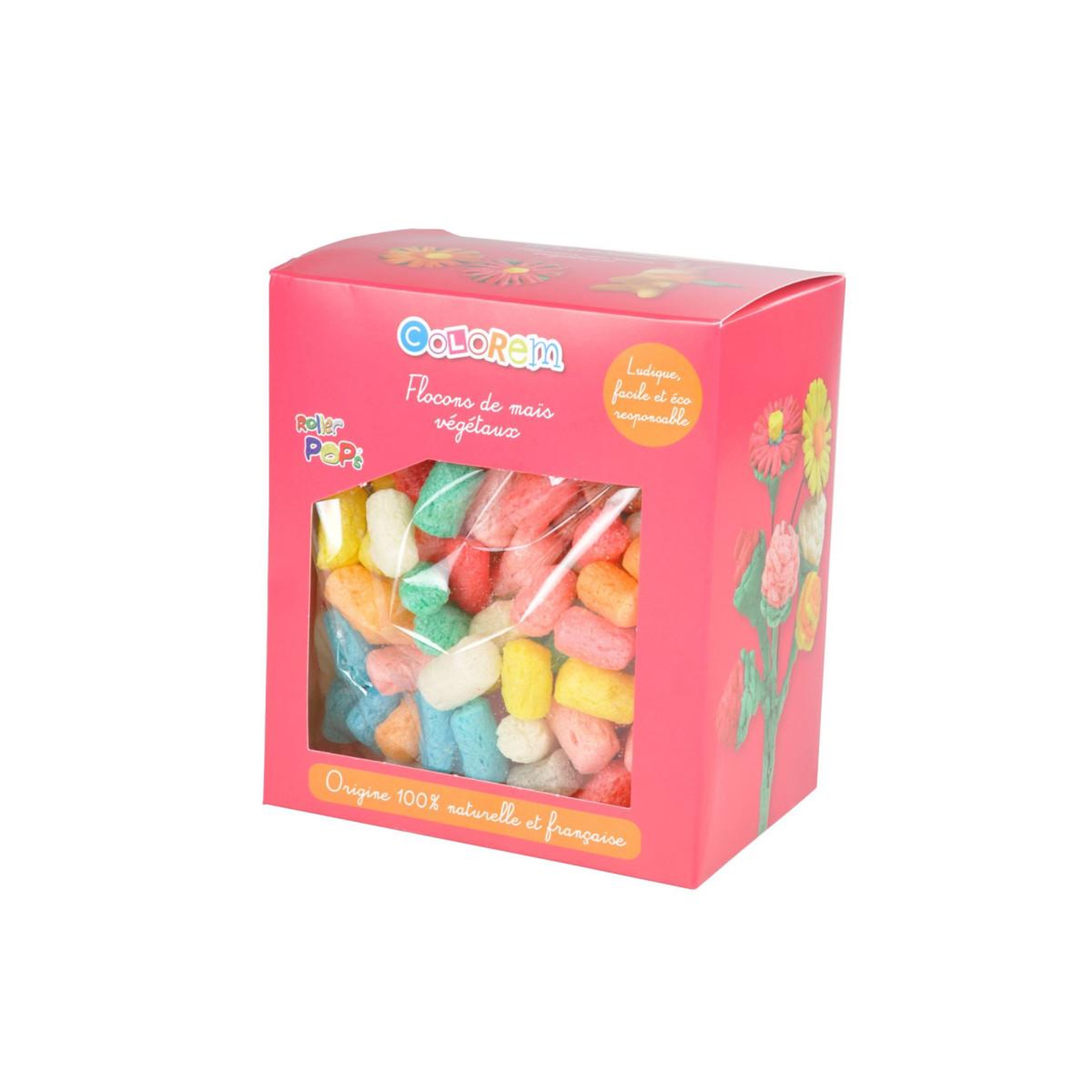 Voir la diapositive 2 : HOMEA Boîte de 250 Roller Pops  Flocons  19cm Multicolore