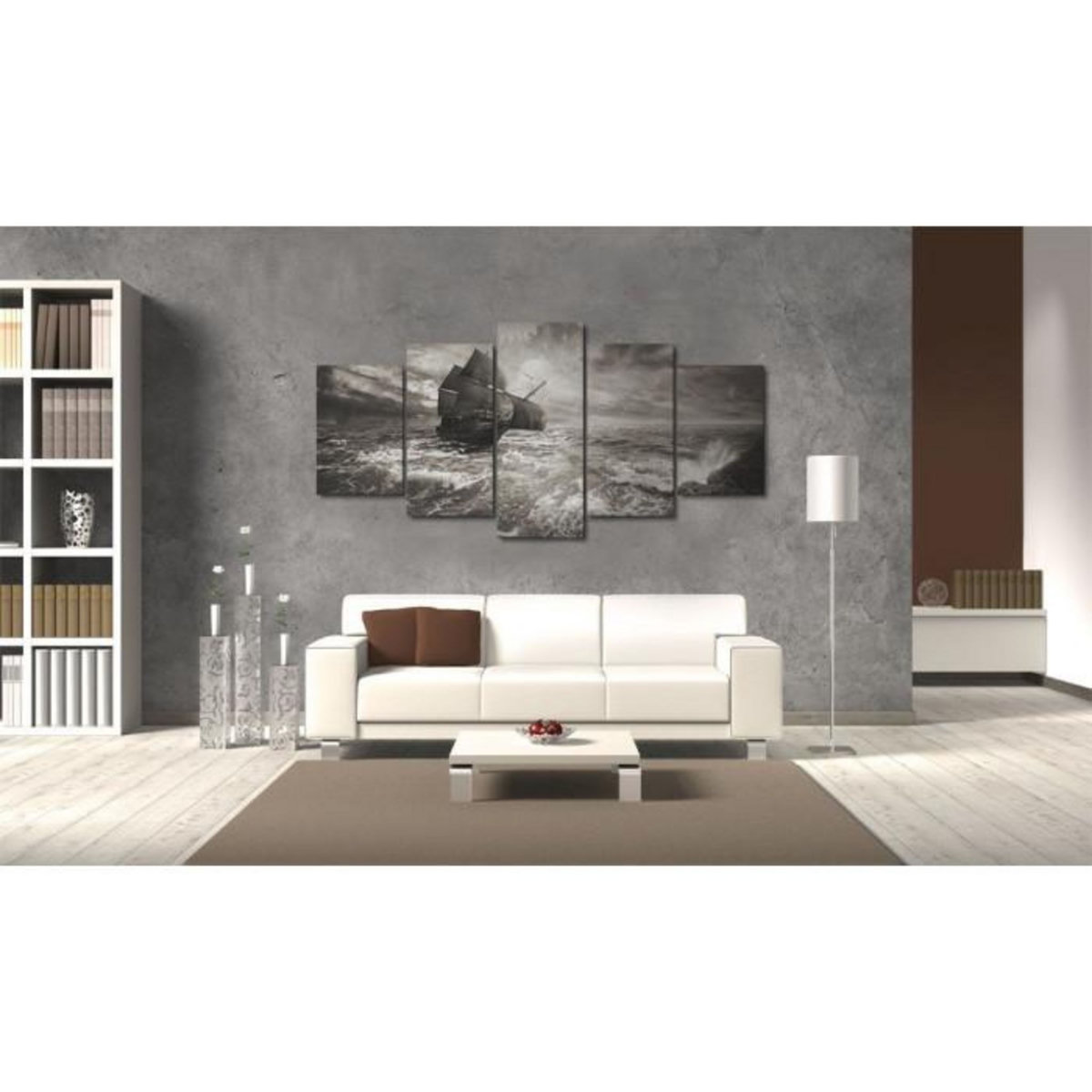 Paris Prix Tableau Imprimé  Bateau dans la Tempête!