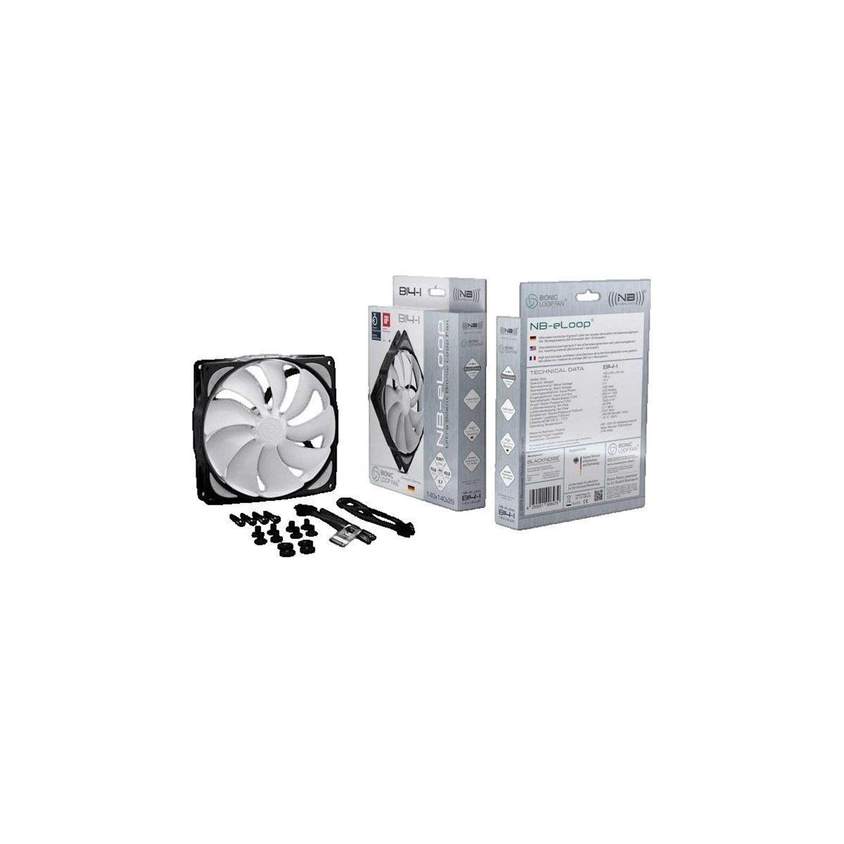 Noiseblocker Ventilateur Noiseblocker NB-eLoop B14-1 140 mm Noir