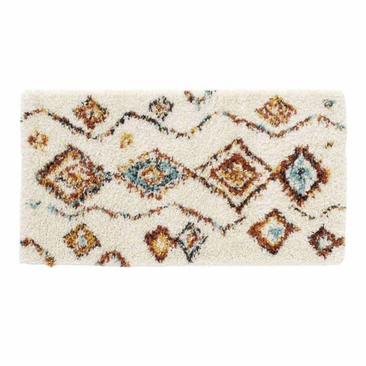 Paris Prix Tapis Déco Shaggy  Vasco  60x110cm Multicolore