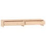 Voir la diapositive 6 : VIDAXL Support pour moniteur 100x27x15 cm Bois de pin solide