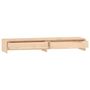 Voir la diapositive 6 : VIDAXL Support pour moniteur 100x27x15 cm Bois de pin solide